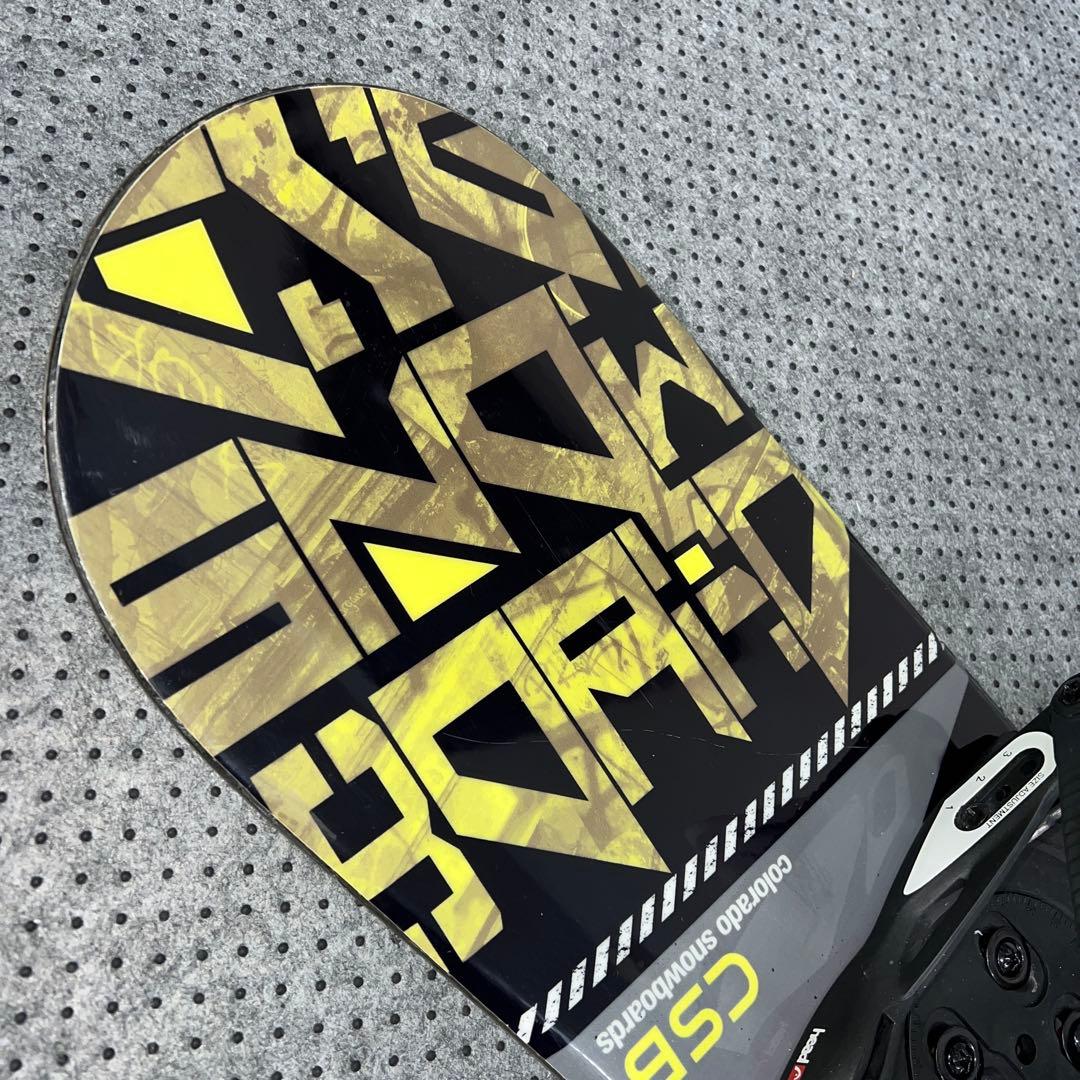 数回使用 キッズスノーボード CSB 120cm×バイン×ダイヤルブー