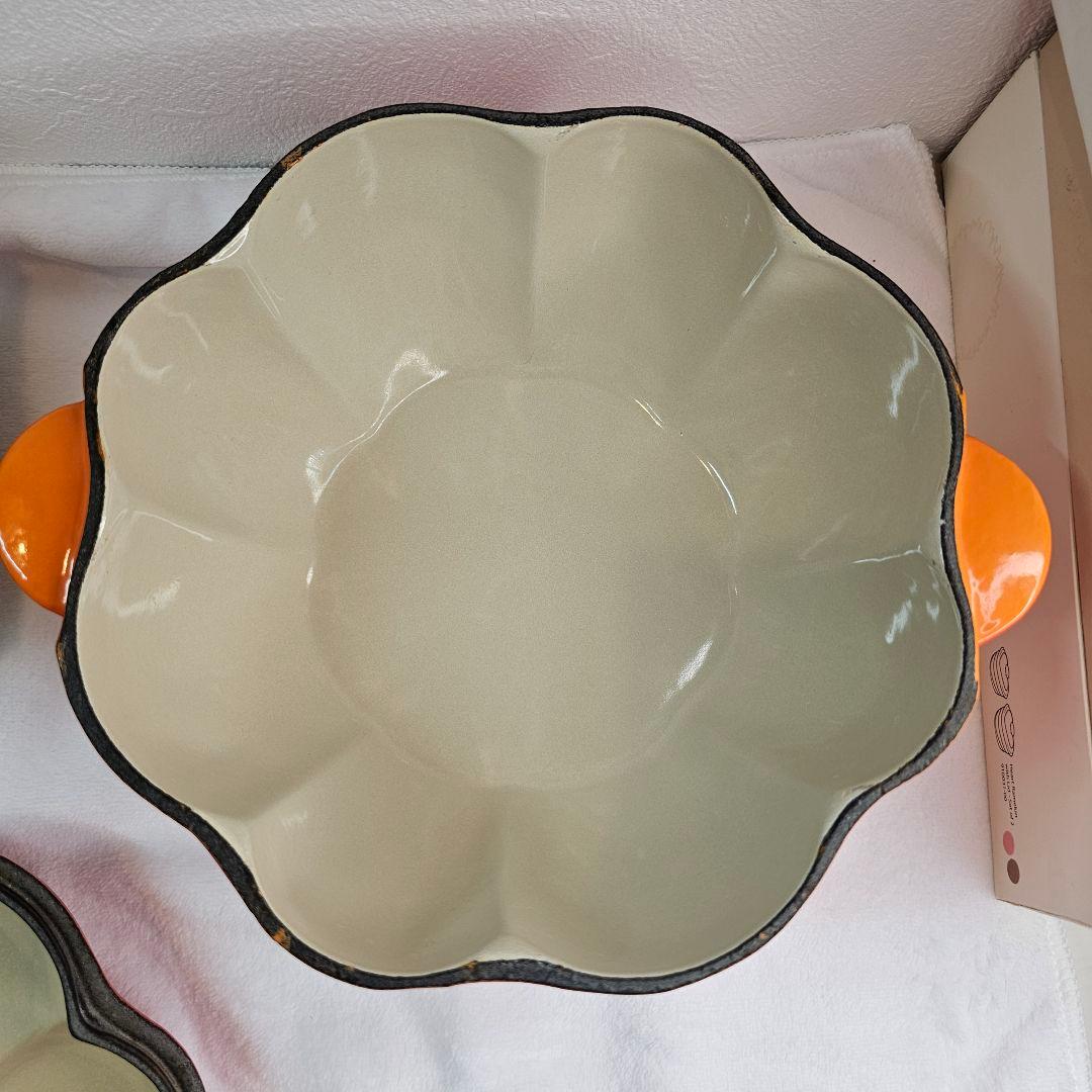 レアー 廃盤 LE CREUSET ル・クルーゼ カボチャ鍋 食器セット - メルカリ
