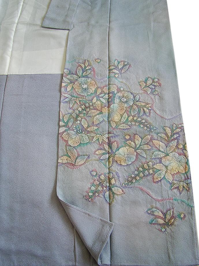 値下げ交渉OK！作家物 極上ちりめん地 絞り 辻が花 訪問着 正絹