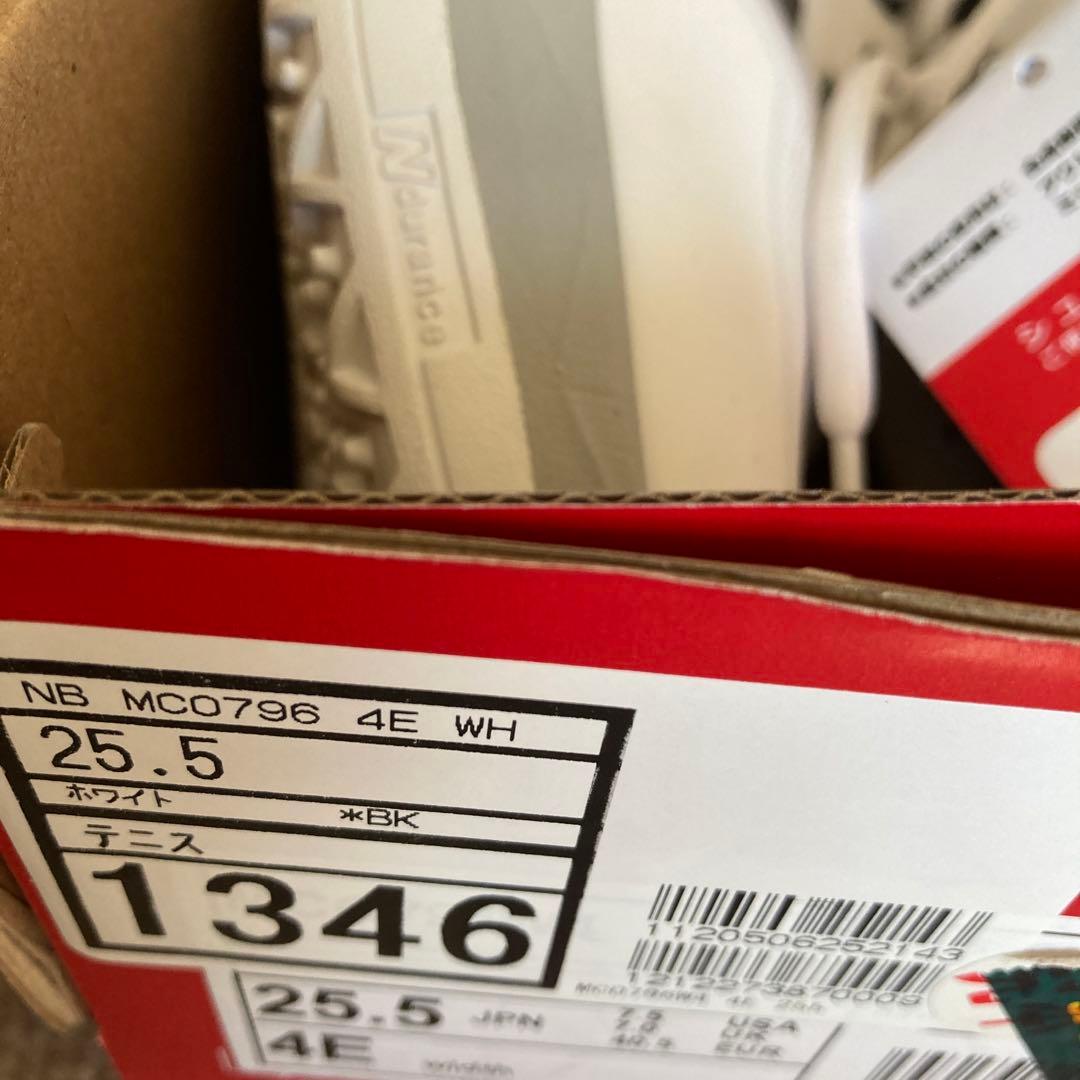New Balance MC0796 テニスシューズ 25.5cm ホワイト