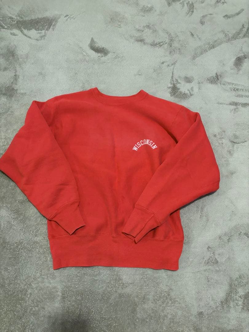 あ*ん様 80s Champion トリコタグ リバースウィーブ フロッキープリ POST JUNK / 80's CHAMPION トリコタグ 3段プリント リバースウィーブ