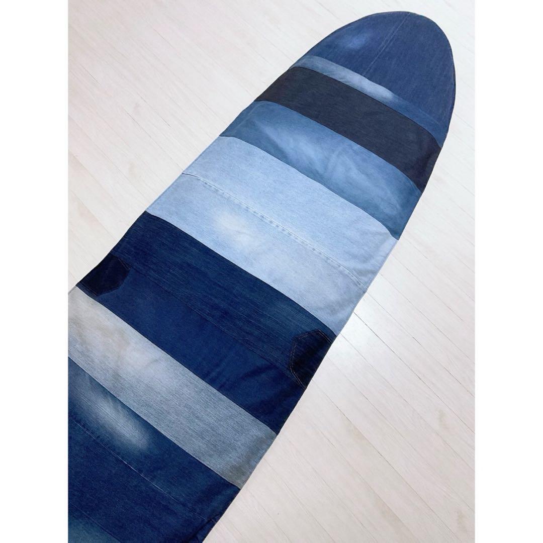 人気！！デニムをリメイクしたサーフボードケース(ケースサイズ約10.0ft)