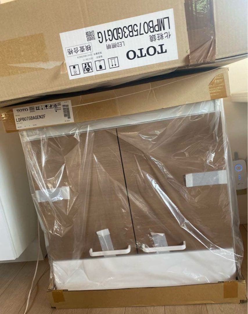 【Momo3152/2】TOTO 洗面台セット※Momoさん以外購入禁止 洗面化粧台KZシリーズ 600間口 両開き扉 2面鏡 陶器ボウル 除菌タイプ