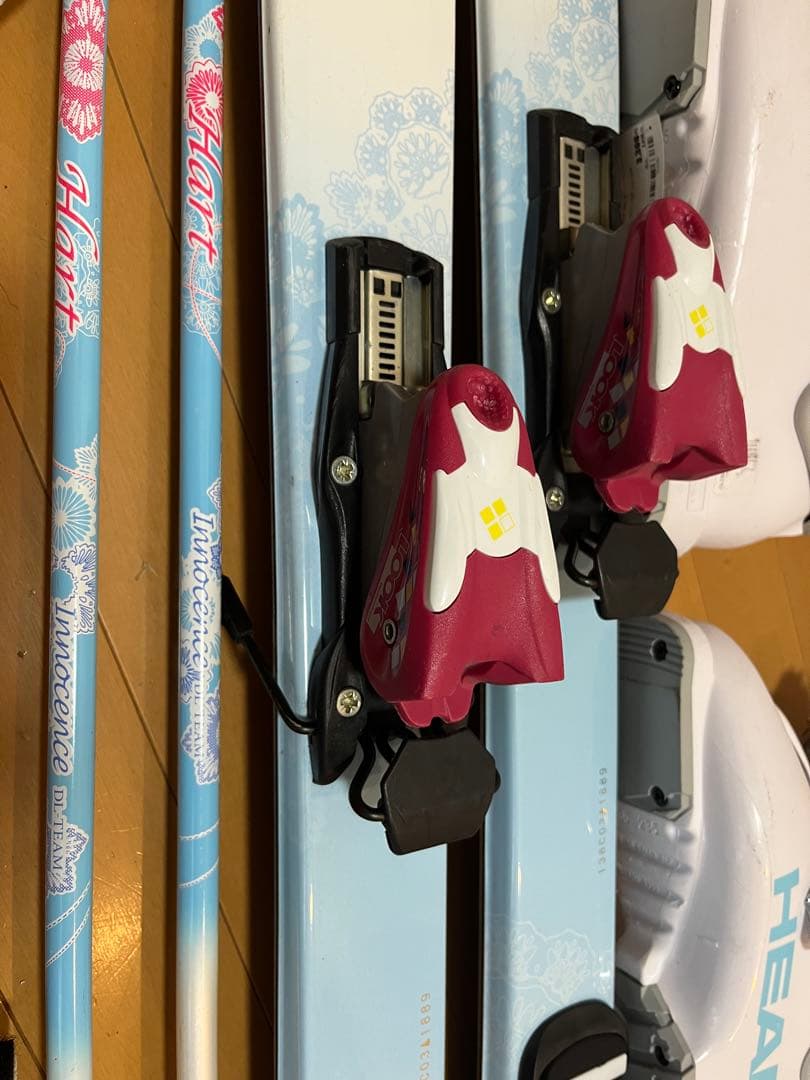 板138 cm身長125-155cm用、靴23 cmスキーセット