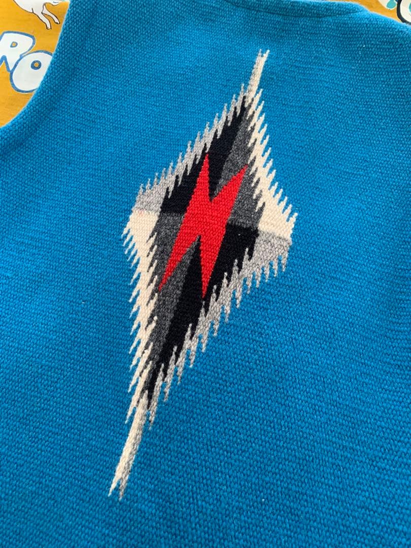 オルテガ チマヨベスト ターコイズ 36 L108940111 - トップス新 発売