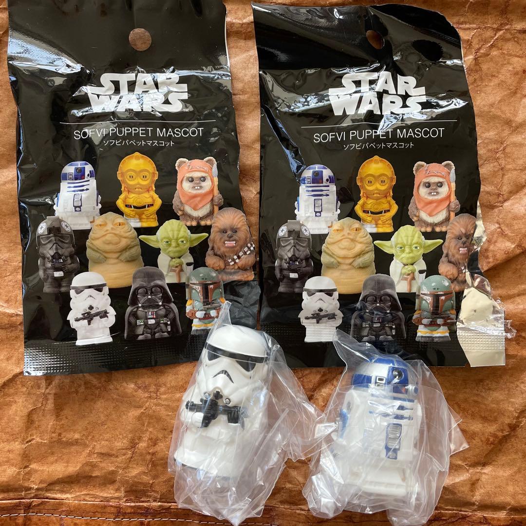 スターウォーズ ソフビパペットマスコット R2-D2 ストームトルーパー