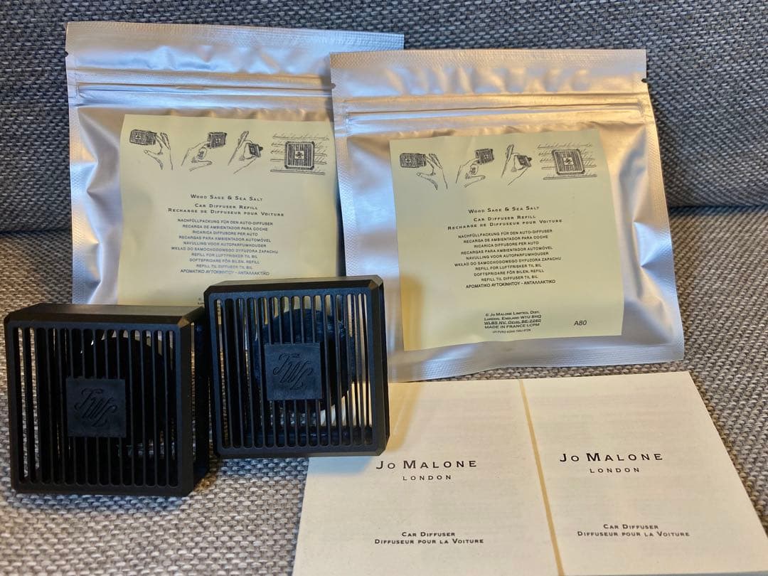 新品未使用Jo Malone London カーディフューザーWOOD SAGE ウッド セージ ＆ シー ソルト カー ディフューザー セット | ジョー