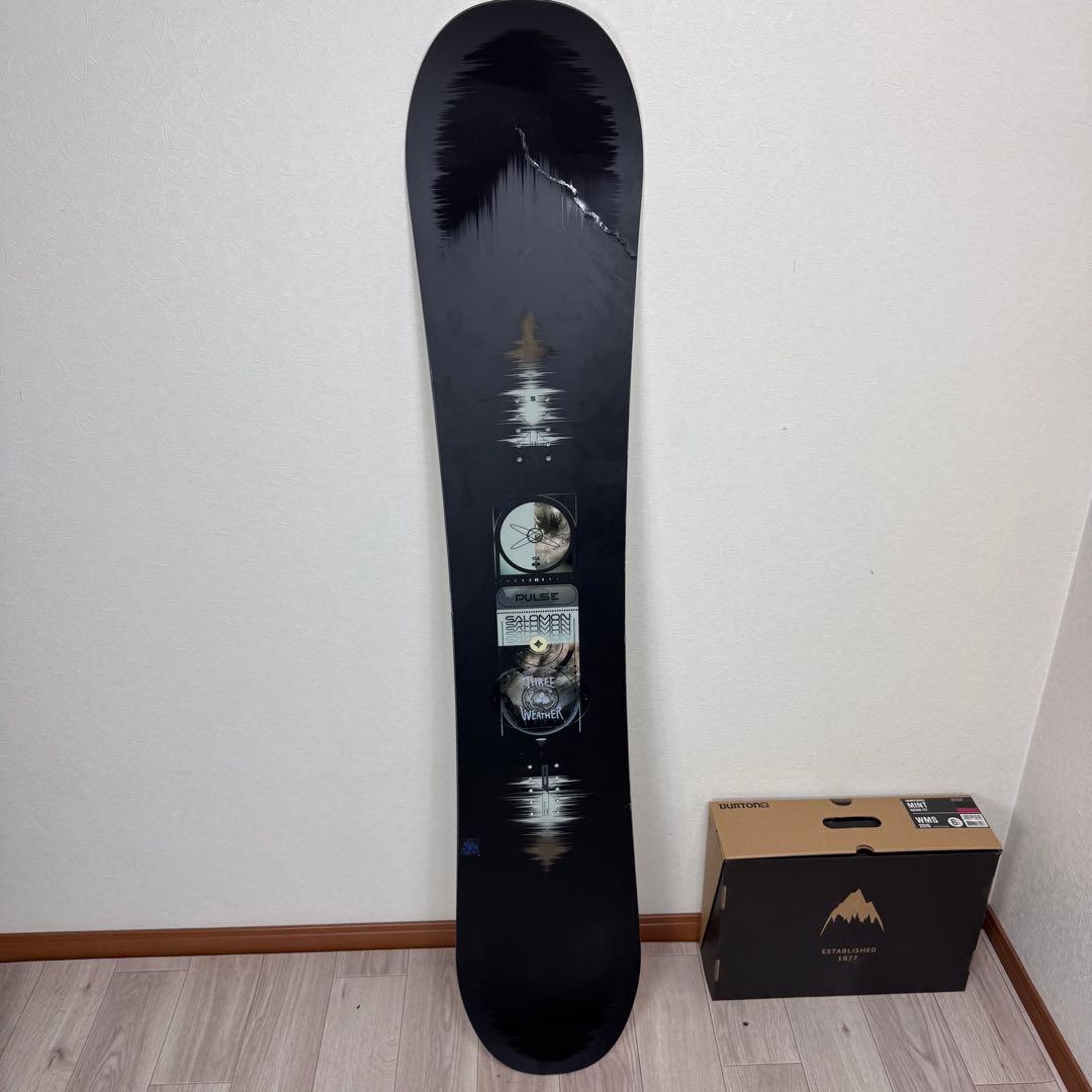 SALOMON PULSE 156cmスノーボードFLUX Mサイズ - メルカリ