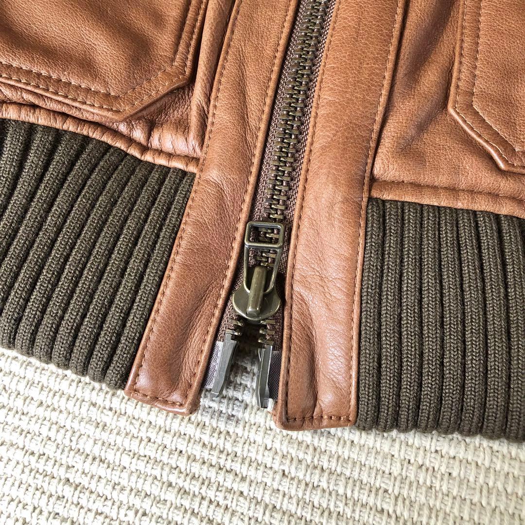 iNCERTUS UNITED ARROWS 牛革 レザージャケット ブルゾン - メルカリ