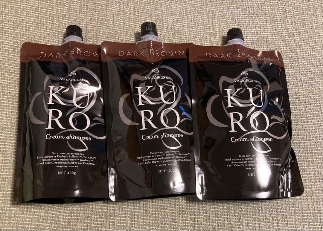 VＲ　クロクリームシャンプー　ダークブラウン 楽天市場】B.VALANCE バランローズ KUROクリームシャンプー ダーク