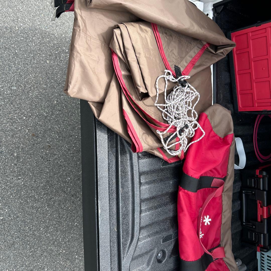 専用　　　 HDタープ“シールド\"・ヘキサ(M) 純正ポール付き