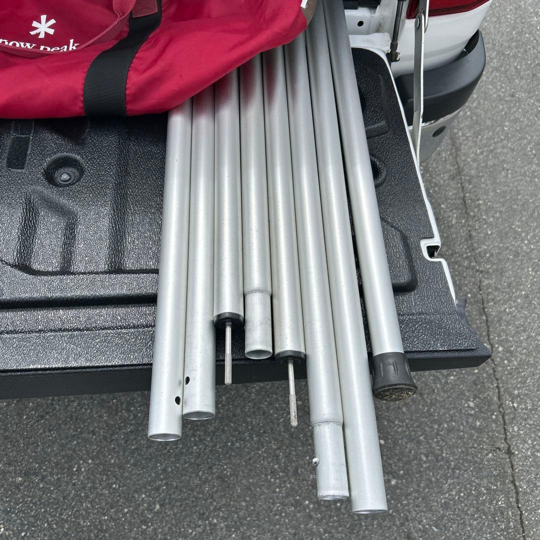 専用　　　 HDタープ“シールド\"・ヘキサ(M) 純正ポール付き