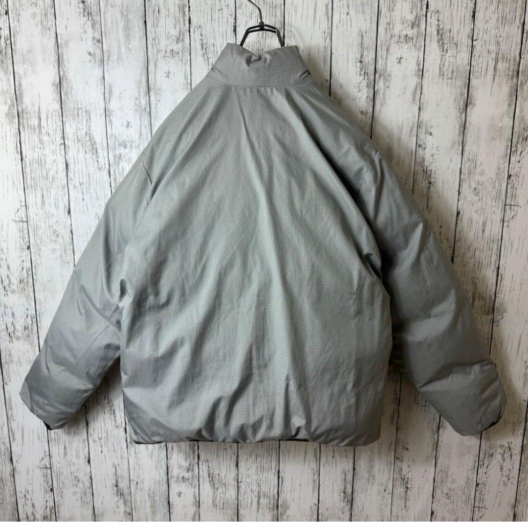 希少】ナイキ リバーシブル ダウンジャケット M 白 ホワイト グレー