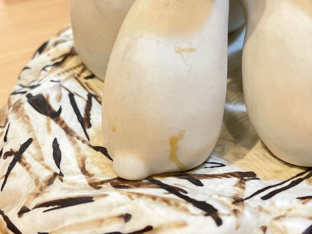 B7007 【アラビア】ヘルヤ リウッコ ウサギの巣 置物 フィンランド