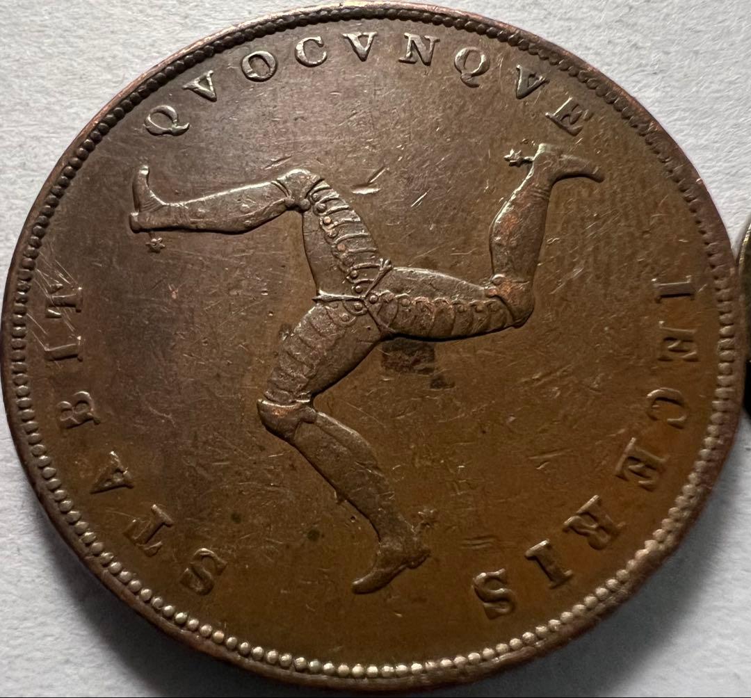 は*ぱ様 1839年マン島 ヴィクトリア女王 ペニー　銅貨　ハイグレード　レア 1890年 英国 ヴィクトリア女王 月桂冠 ペニー銅貨 MS64BN – FIRST