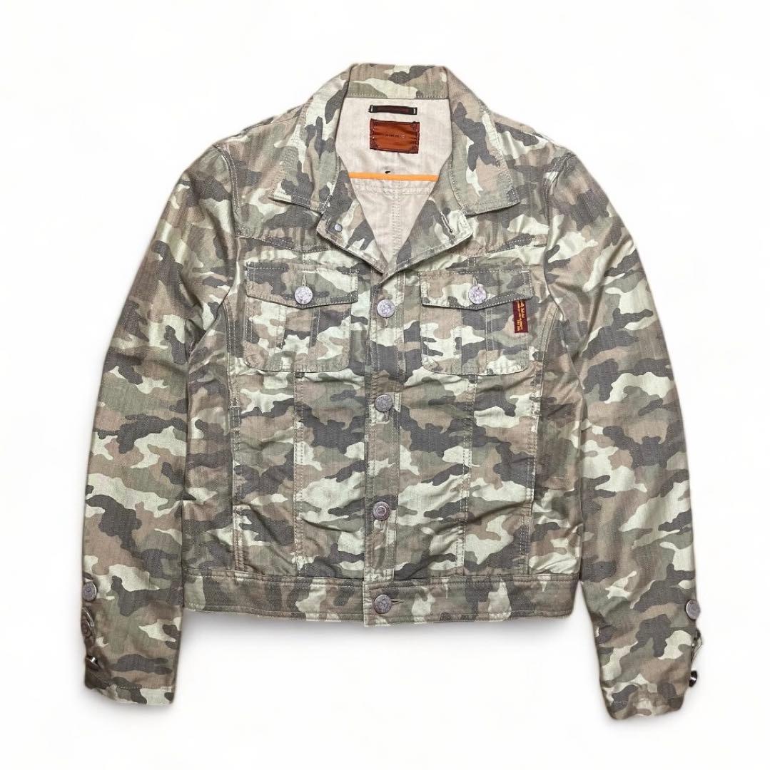 291295＝homme archive カモフラ 迷彩 デニムジャケット - メルカリ
