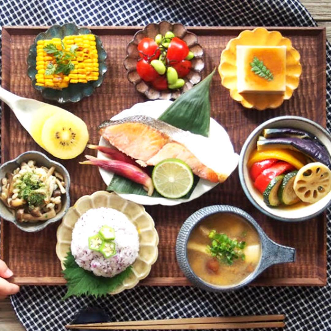 特価】 高塚和則 一人膳 2客セット 角盆 トレイ トレー 木工 作家