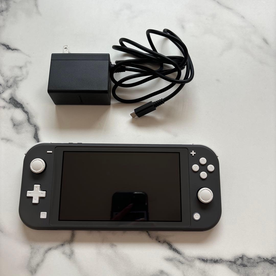 Nintendo Switch Lite グレー 充電器付き(箱無し) | 激安通販のイー