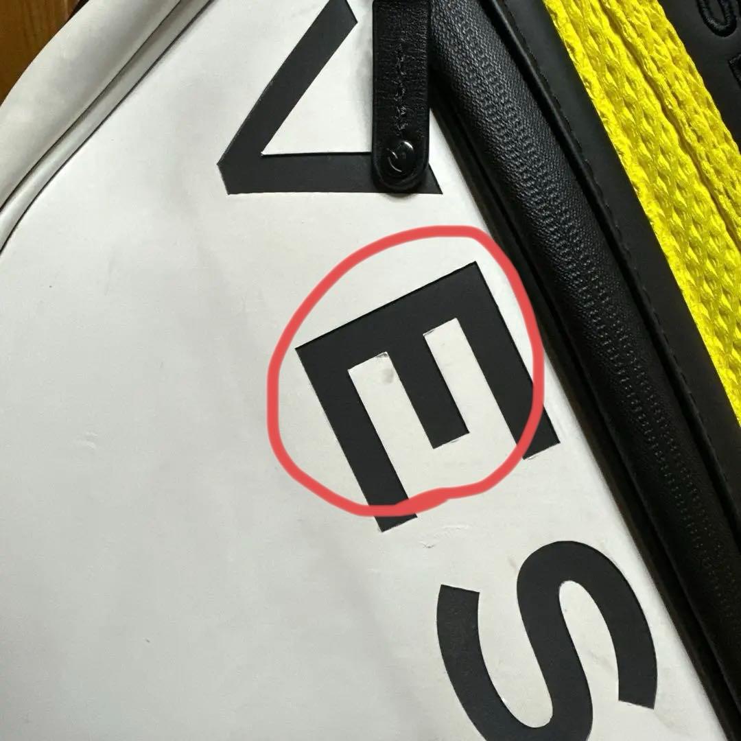 Vessel キャディバッグ ホワイト/ブラック/イエローVessel ゴルフ