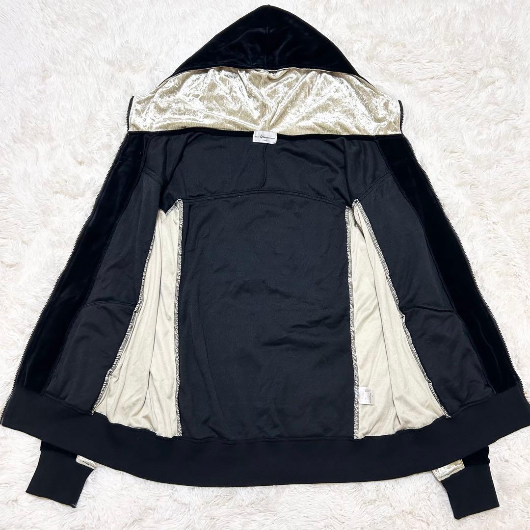 24karats ブラック × ゴールド 最強に映えるベロアセットアップ XL