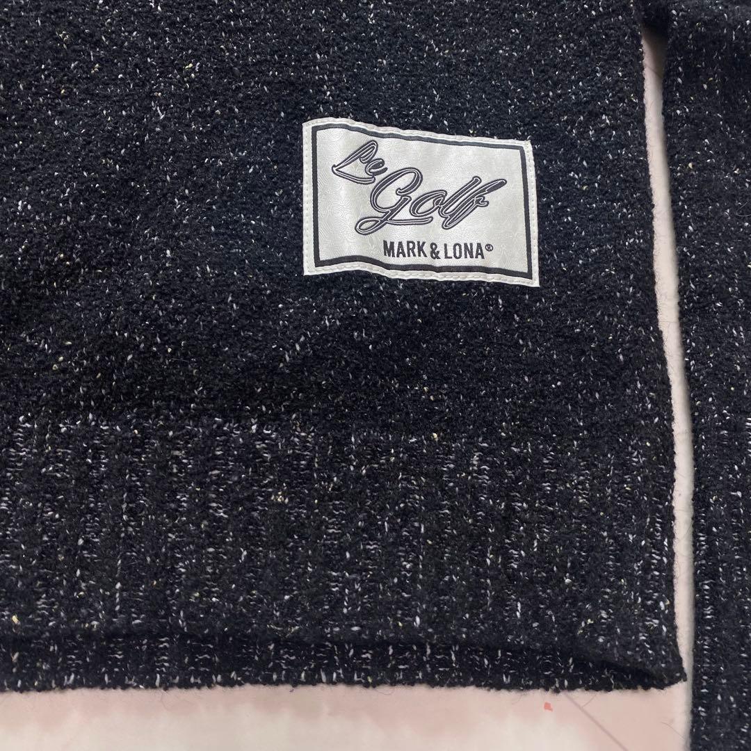 MARK&LONA マークアンドロナ ハイネック ゴルフ スカル ロゴ ○美品
