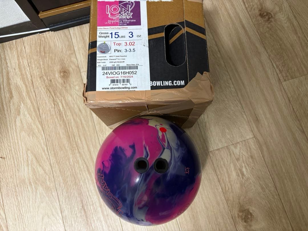 ION MAX(アイオンマックス)15ポンド3オンス　ボウリング STORM ION MAX ボウリングボール 15P3OZ STORM ION MAX ボウリング