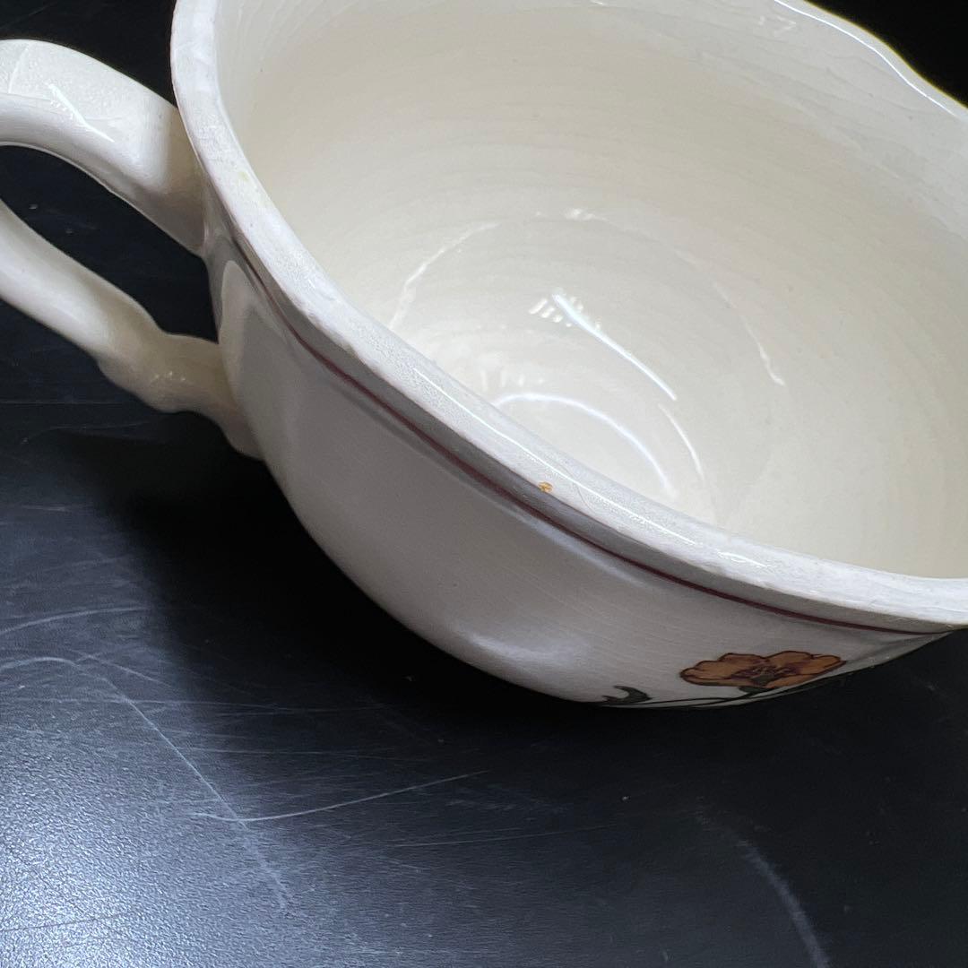 超レア フランスアンティークサングミンヌ ティーセット 東Y7-1016③