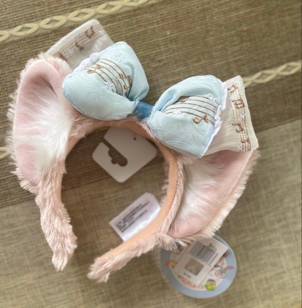 上海ディズニー公式Nana's shop 音符刺繍リーナベル カチューシャ