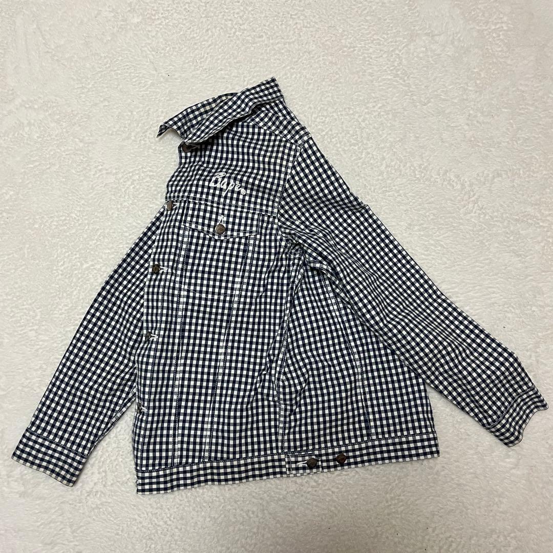 A BATHING APE 3rd型 ギンガムチェック ジャケット シャツ素材-正規販売店