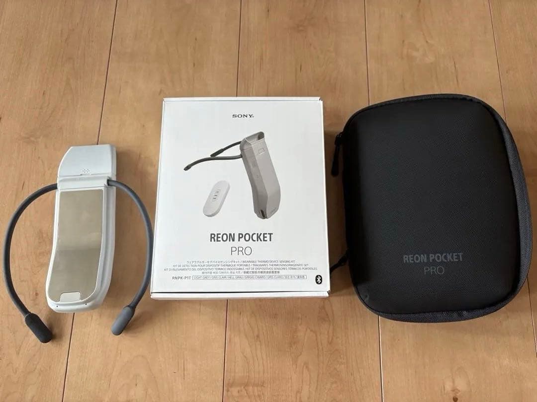 マ*バ様 REON POCKET PRO ブルサーモデバイス　センシングセット ウェアラブルサーモデバイス REON POCKET PRO（レオンポケットプロ