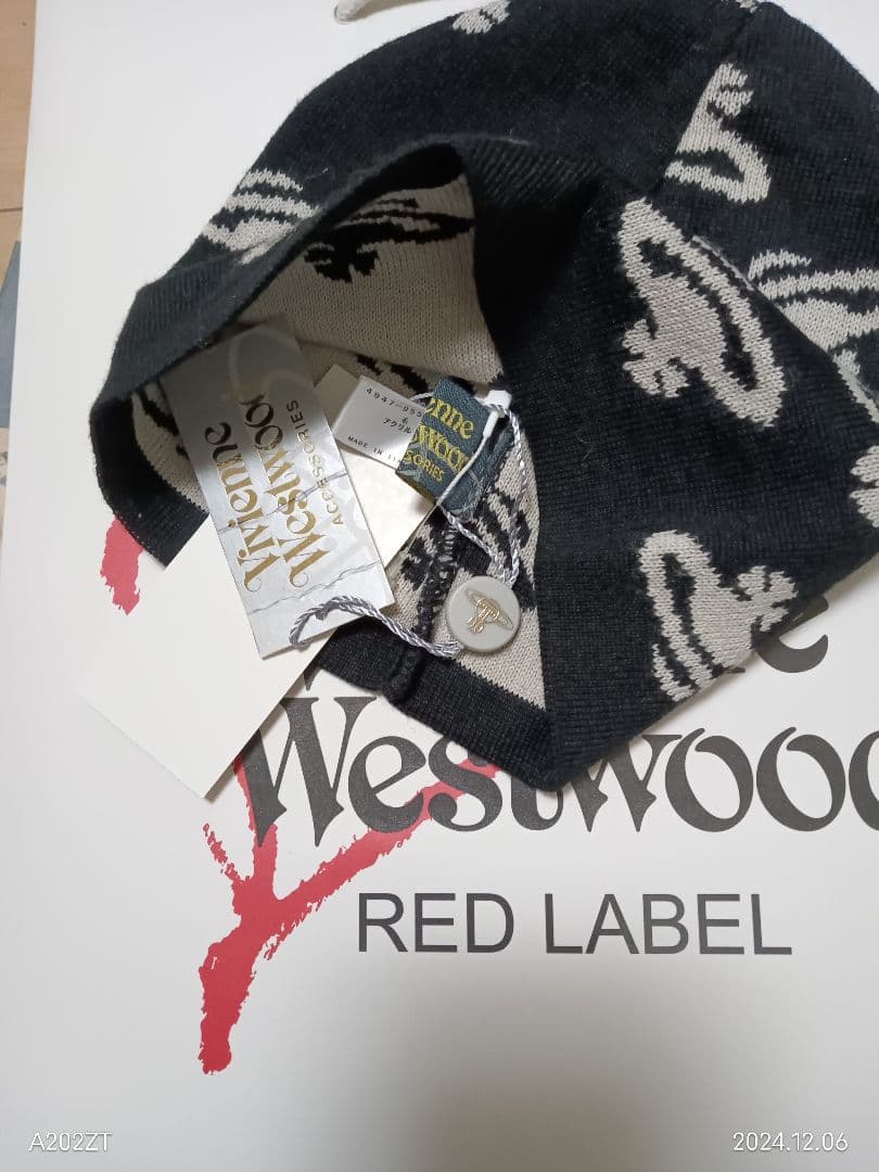 Vivienne Westwood　ニットキャップ　ゴルフ　ヴィヴィアン　帽子 国内発送・すぐ届く【Vivienne Westwood】PULLERS ニットワッチ