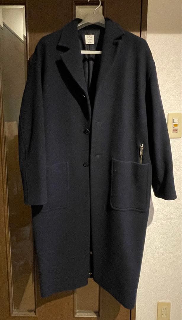 soe ready to wear 2018 ネイビー チェスターコート