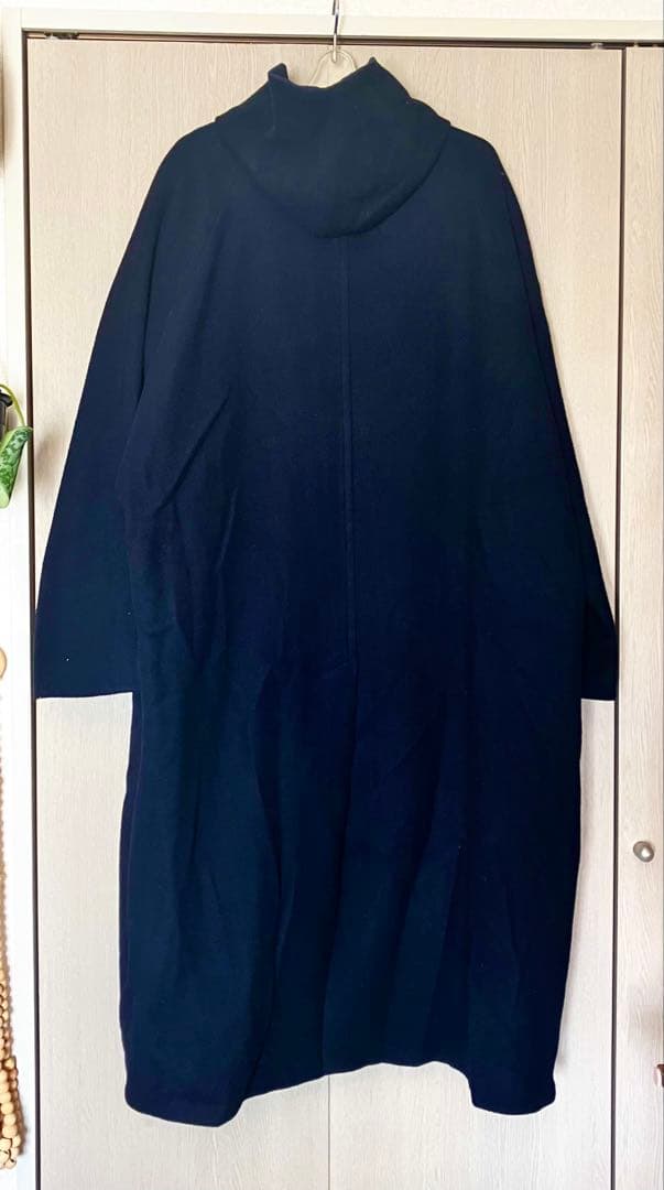 日本製/名作】ONE fifth ウールチェスターコート ネイビー L