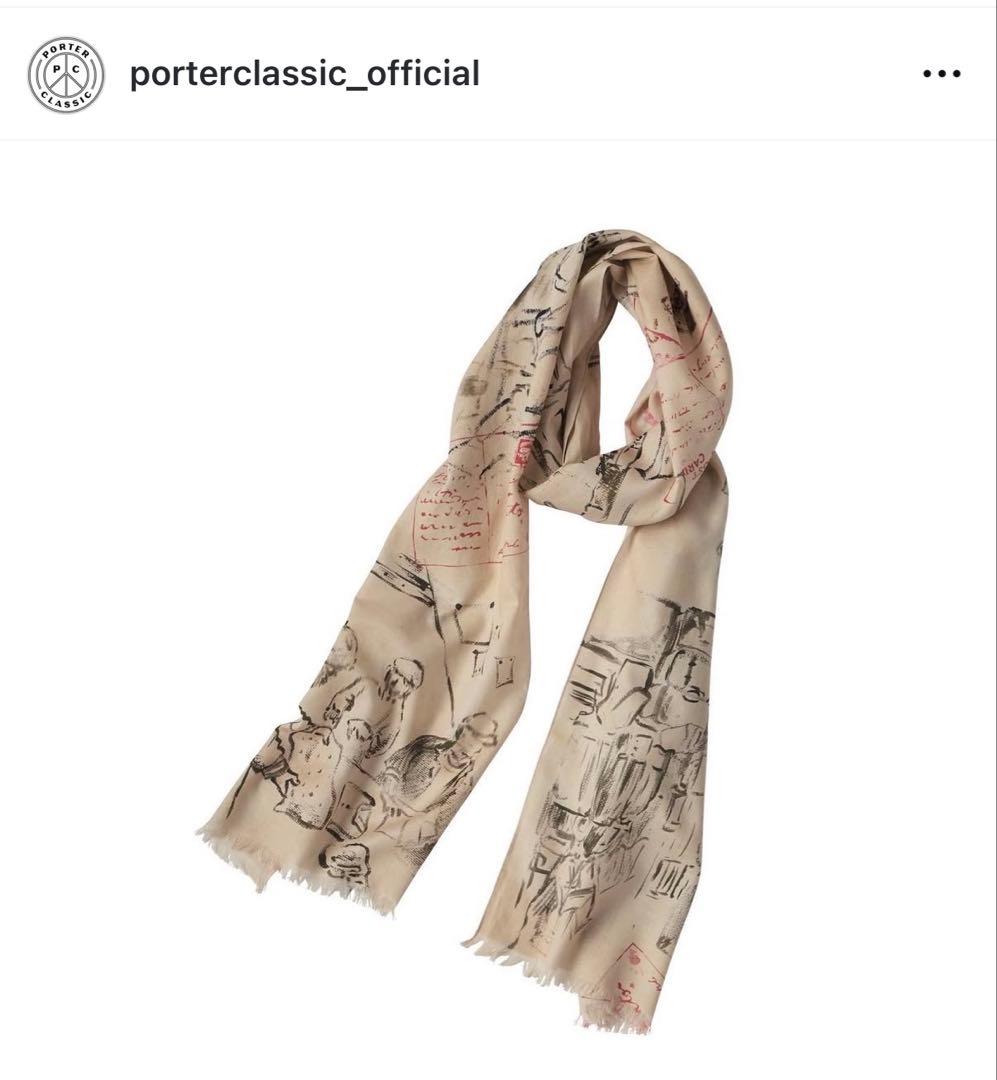 小物 porter classic SKETCH STOLE 6869500aeab2ccec5f1f178c257e53