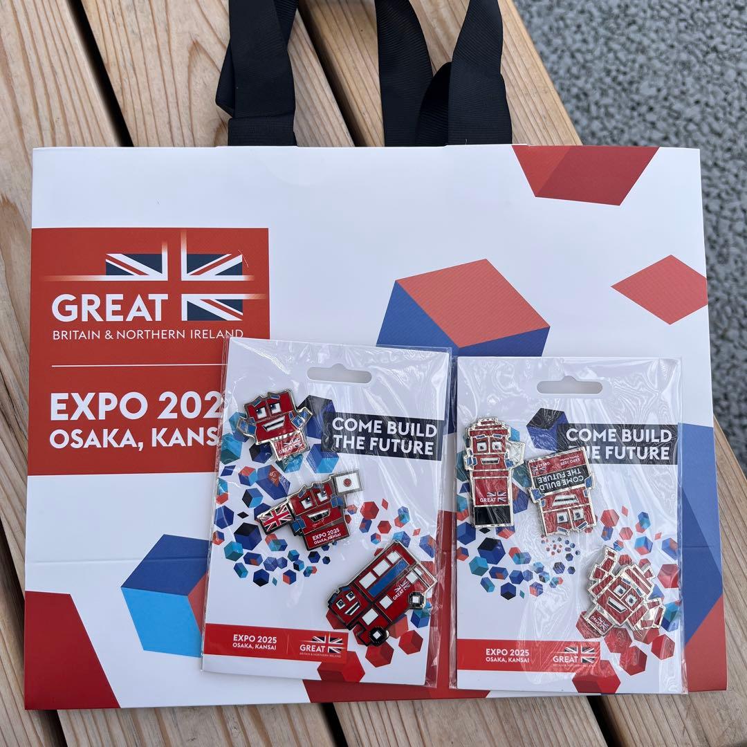最安値 大阪万博限定 イギリス ピンバッジセット - メルカリ