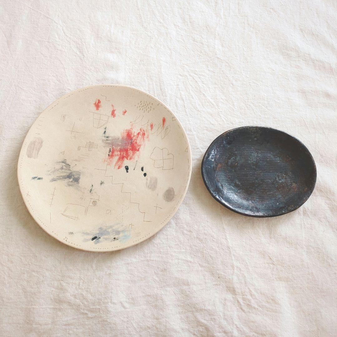 新品 bonohoさんのお皿2枚セット② 佐藤尚理 やちむん 作家もの 2026年最新】佐藤尚理の人気アイテム - メルカリ