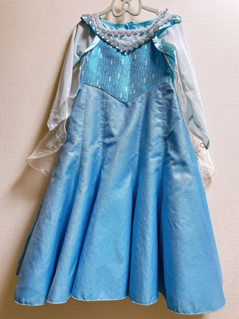 ビビディ・バビディ・ブティック　エルサ　ドレス　110サイズ（廃盤）髪飾りセット エルサ ビビディバビディブティック ビビディバビディブティック