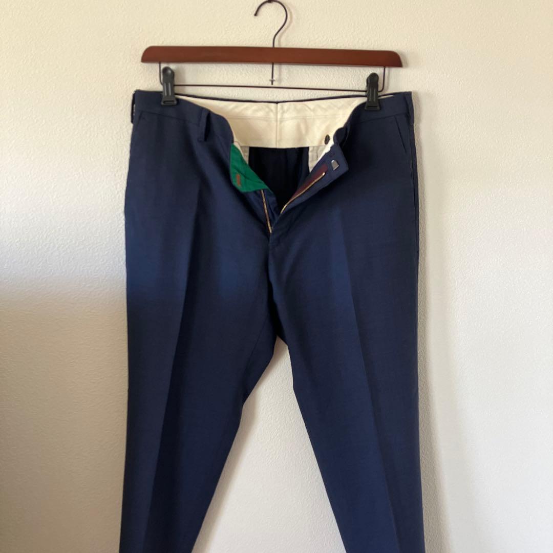 中村圭 パンツ2本 美品 Paulsmithネイビー テーパードスラックス