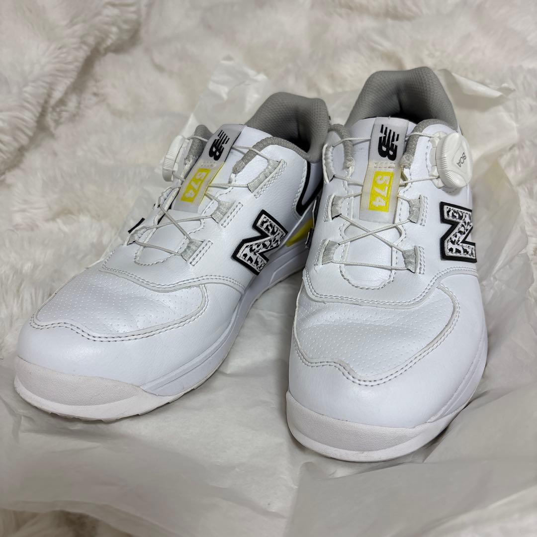 【極美品】ニューバランス ゴルフシューズ ボアシステム レディース 22.5cm