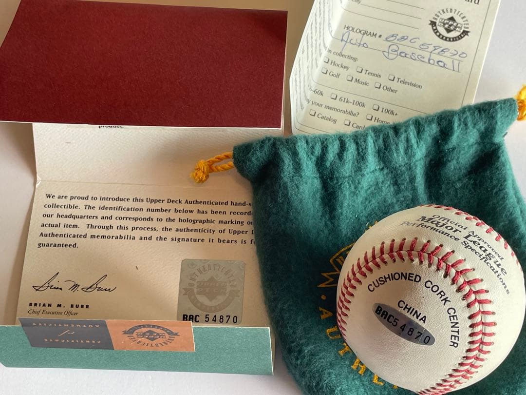 マイケル・ジョーダン直筆サイン入りボール 証明書／外箱付きアッパー