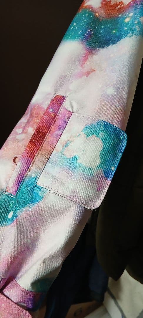 ESTIVA ROXY 水彩風 スノーボードウェア 上下Mサイズ