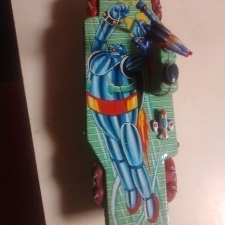 《貴重》鉄人28号空母　ブリキ 鉄人28号のプリント綺麗、絶品