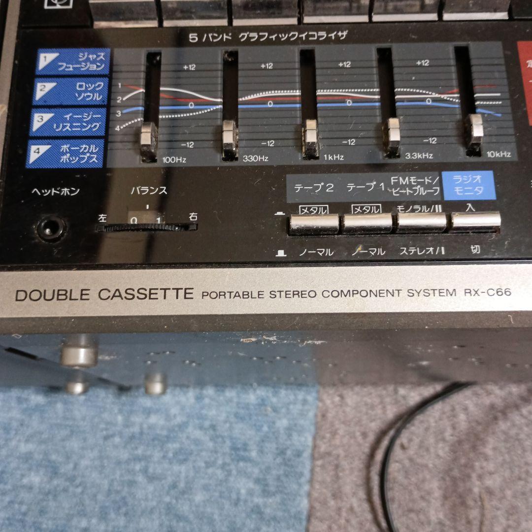た*ツ様 ナショナルRX－C66 ラジカセ 完動品 昭和レトロ