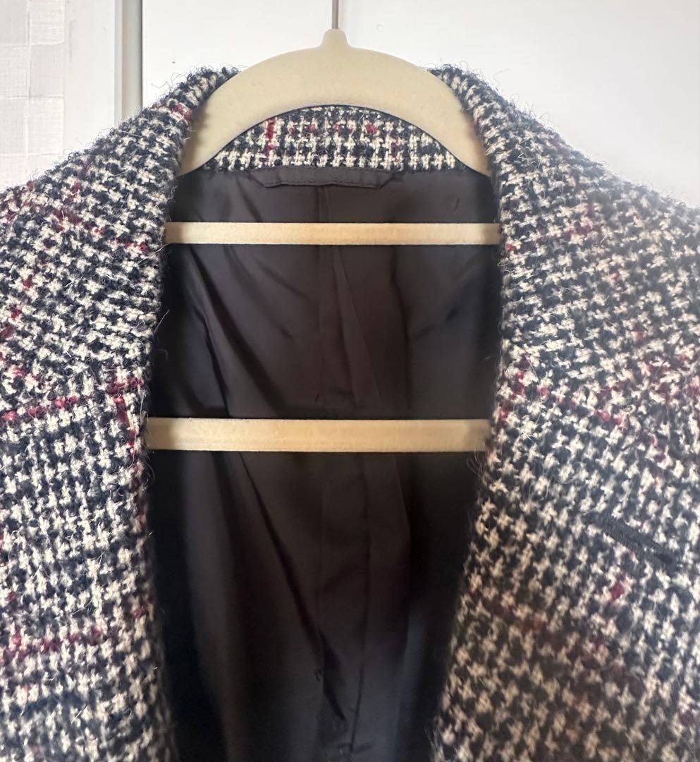 格安『EPOCA UOMO エポカウォモ』チェスターコート ツイード Mサイズ