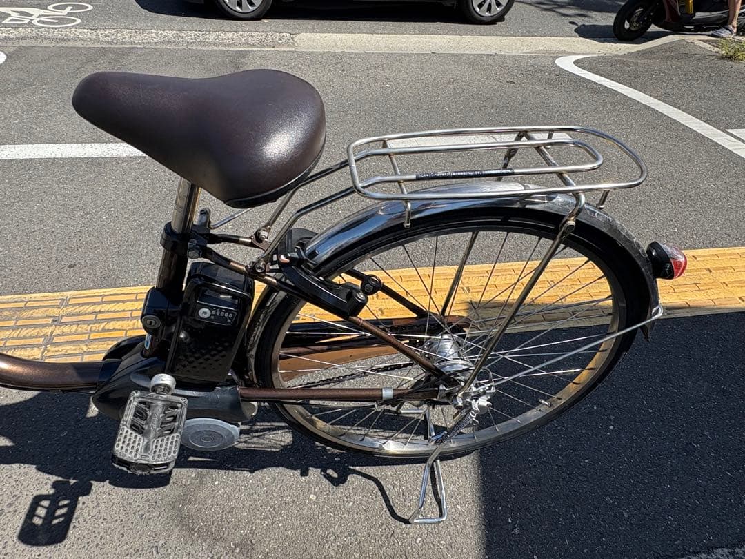 中古Panasonic電動アシスト自転車 12Ah4点灯 大阪 - メルカリ