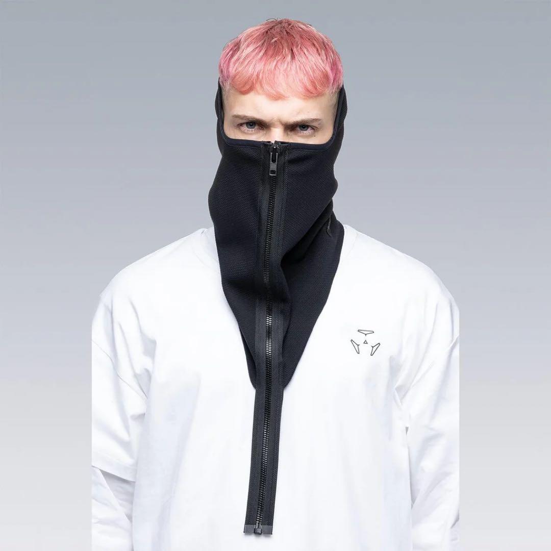 【最安値・新品】アクロニウム　ネックゲイター　ブラック アクロニウム ACRONYM Neck gaiter （BLACK） -FASCINATE