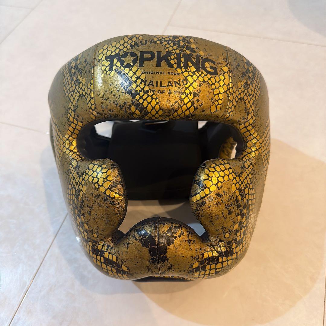 ヘッドギア トップキング 楽天市場】【Newロゴ】 トップキング TOP KING ヘッドギア 本革製