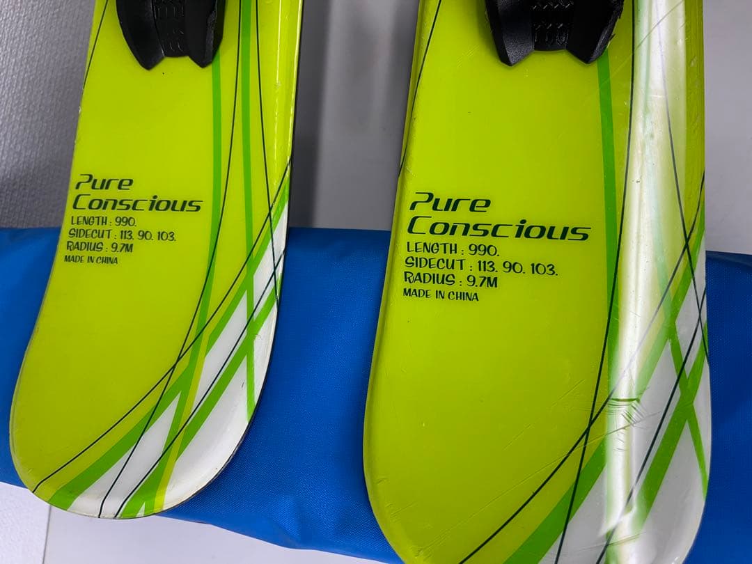Pure Conscious ショートスキー板 99cm ビンディング チロリア - メルカリ