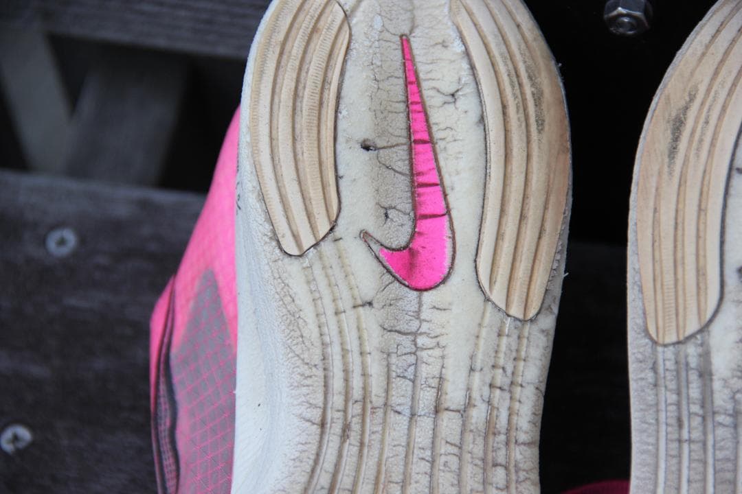 【中古品】ナイキ　ズームxヴェイパーフライ　ネクスト%ピンク　27.0cm