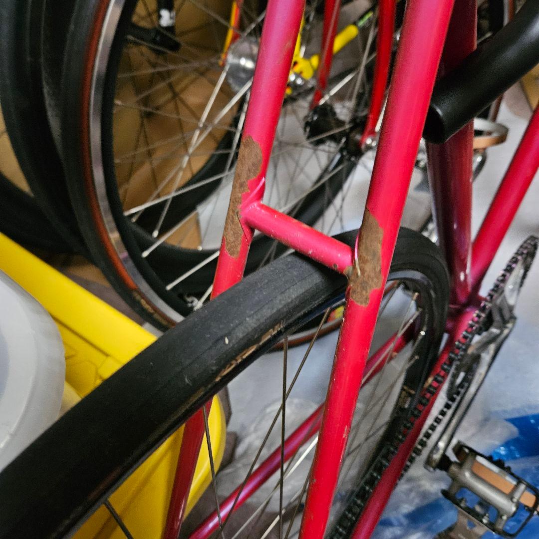 ウメザワ 競輪 ピスト 540 njs 110エンド フレームセット - メルカリ